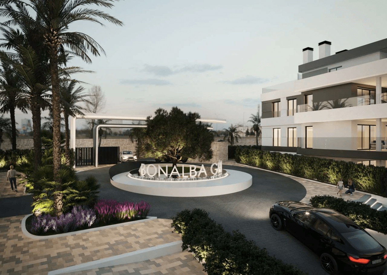 Apartamento con vistas al mar en campo de golf cerca de Alicante