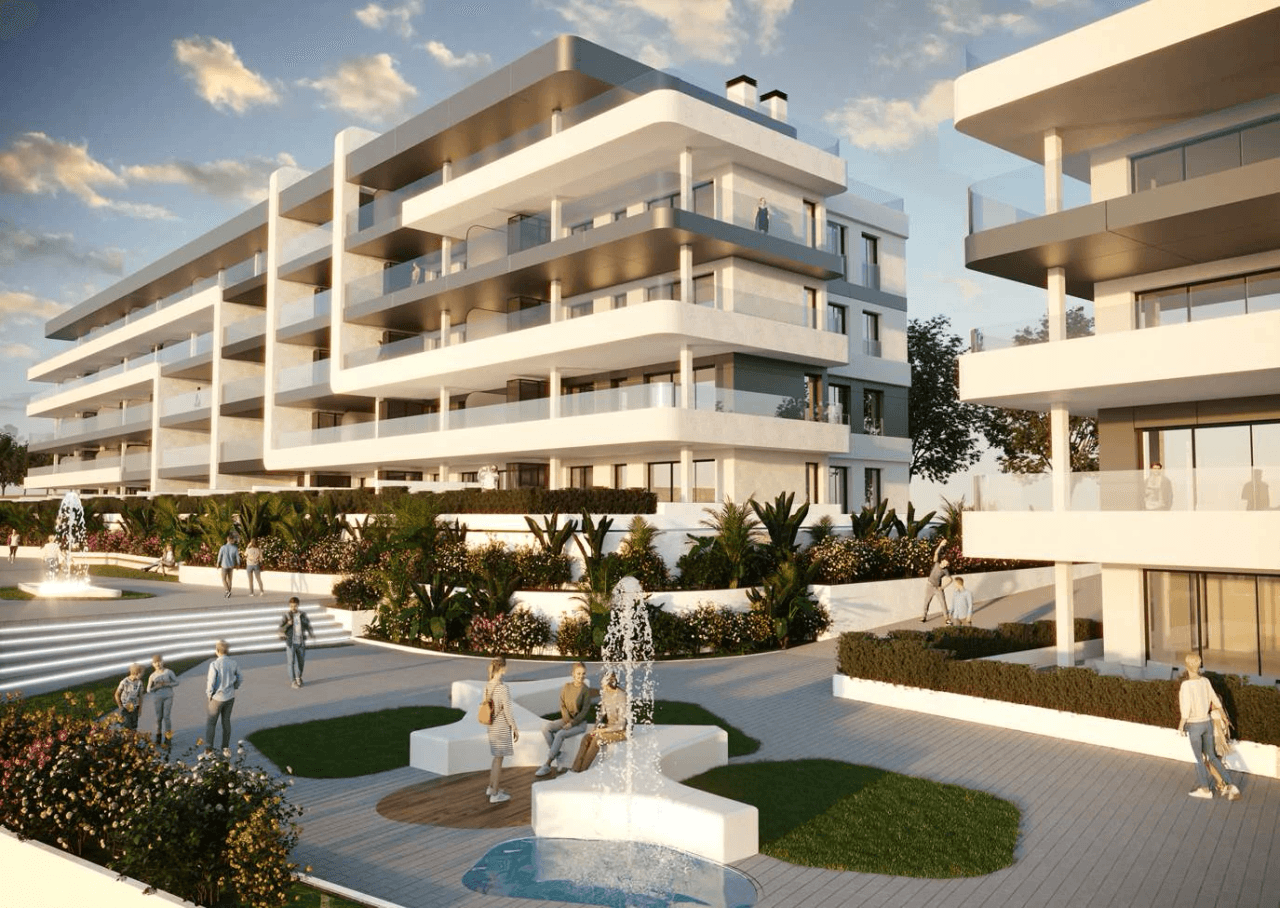 Apartamento con vistas al mar en campo de golf cerca de Alicante