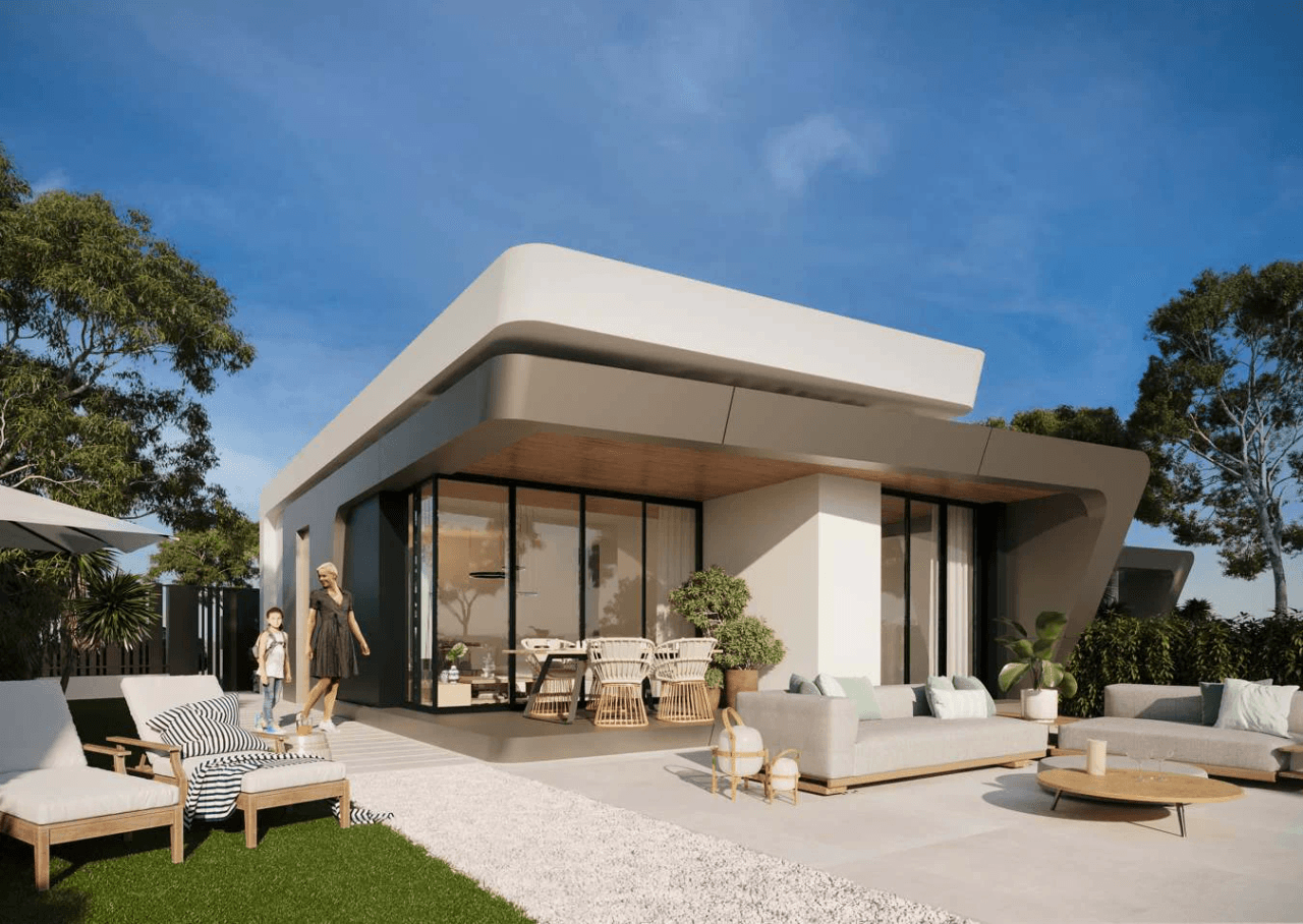 Chalet con vistas al mar y golf cerca de Alicante