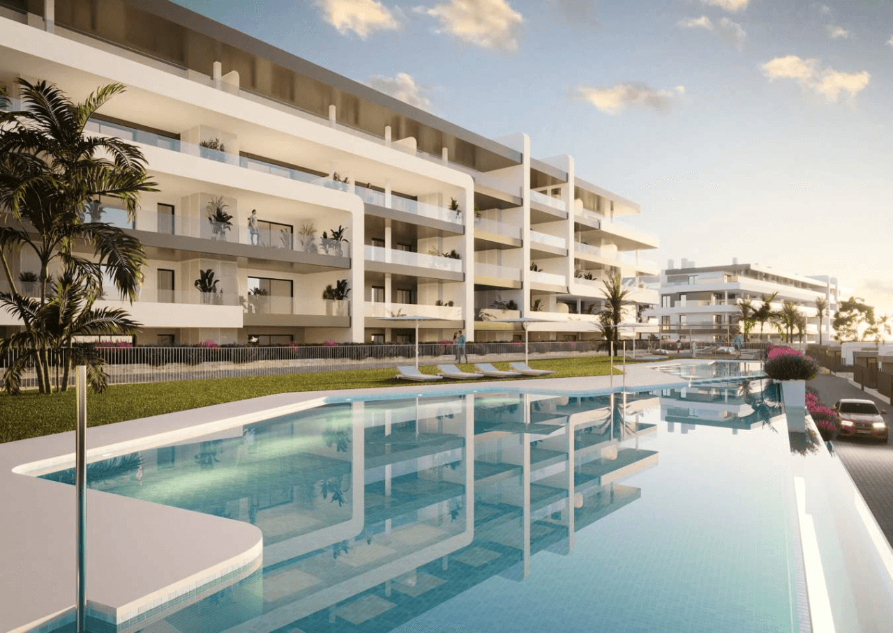 Apartamento con vistas al mar en campo de golf cerca de Alicante