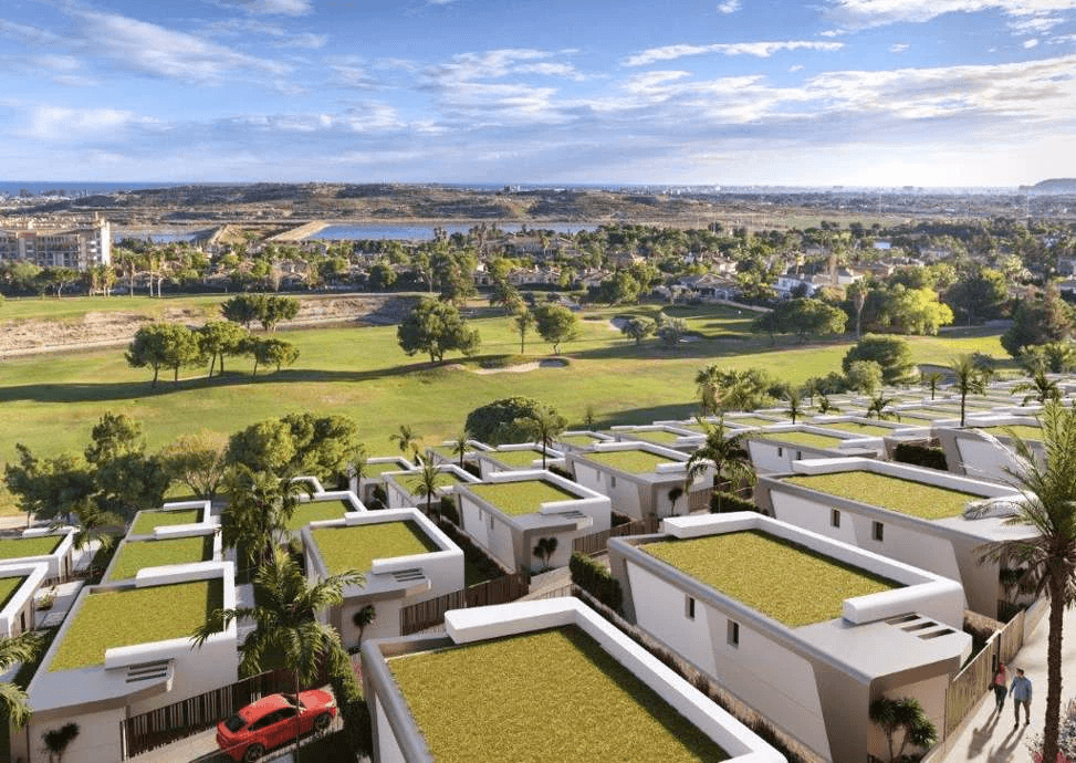 Apartamento con vistas al mar en campo de golf cerca de Alicante