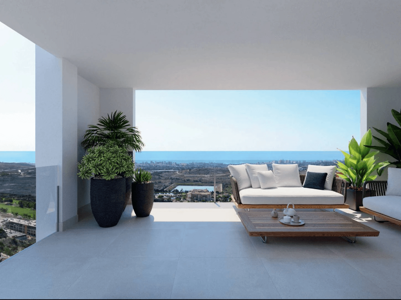Apartamento Obra Nueva Bonalba Golf Hills Mutxamel 2 dormitorios terraza