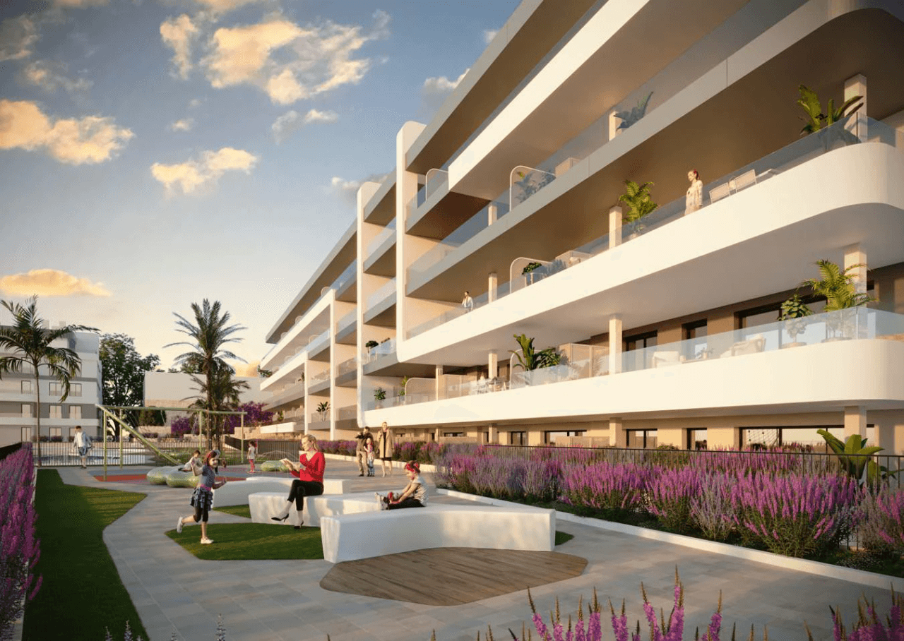 Apartamento con vistas al mar en campo de golf cerca de Alicante