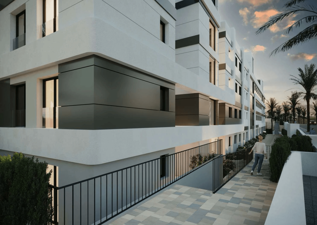 Apartamento con vistas al mar en campo de golf cerca de Alicante