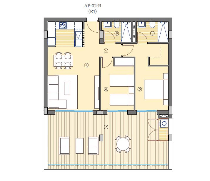 Apartamento con vistas al mar en campo de golf cerca de Alicante