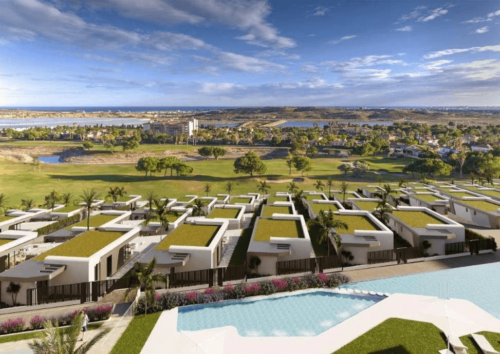 Apartamento con vistas al mar en campo de golf cerca de Alicante